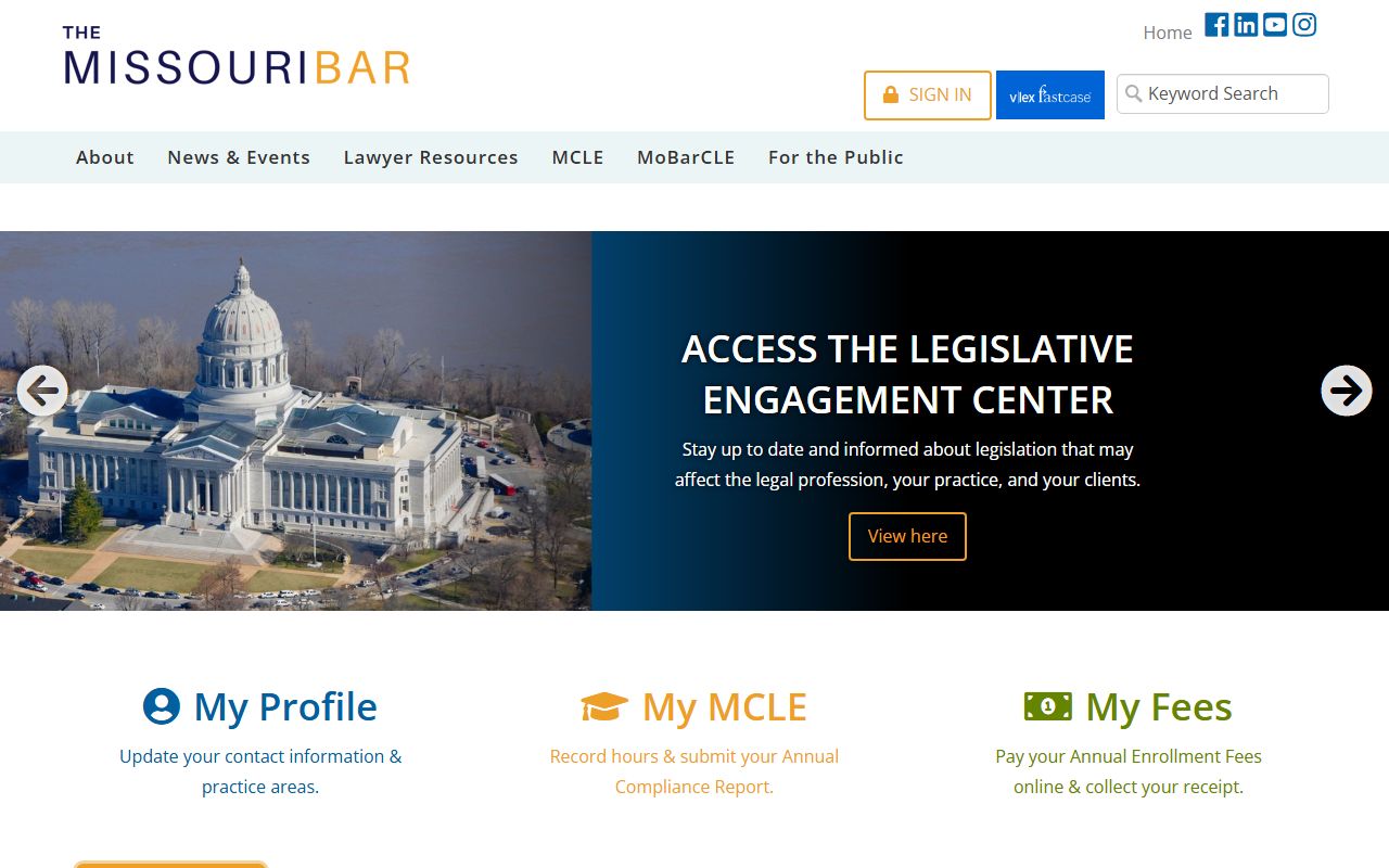 Missouri Bar Association resources for probate records and legal help in Missouri